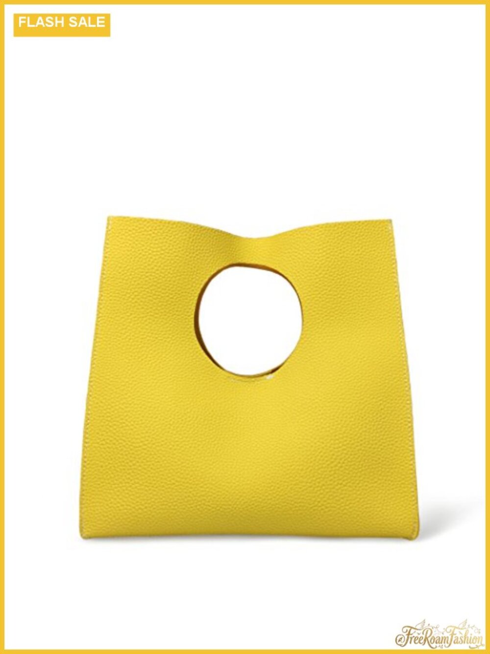 Vintage Minimalist PU Leather Handbag Clutch Small Tote